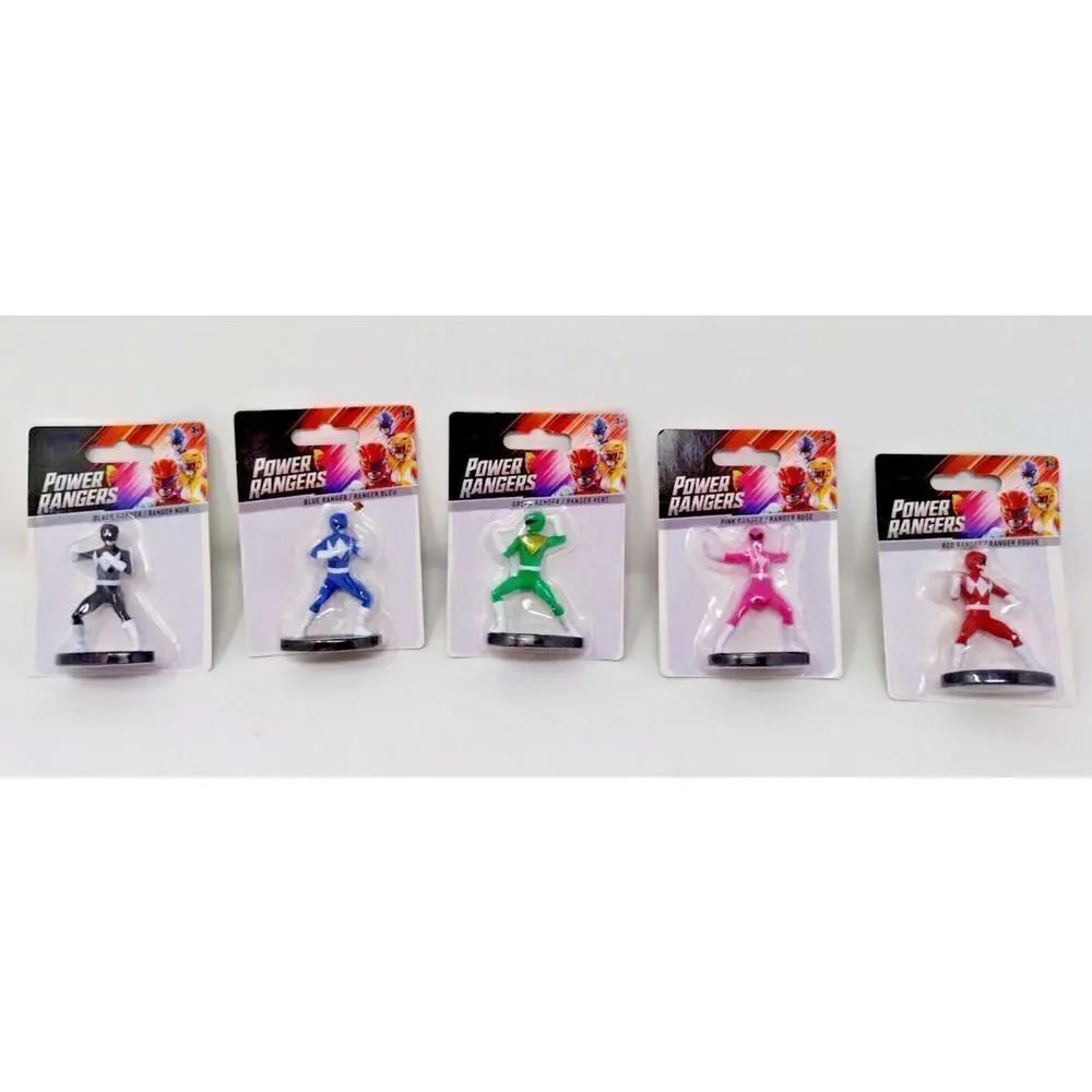 Power Rangers Figures Lot of 5. All in one set! Free standing with nice details